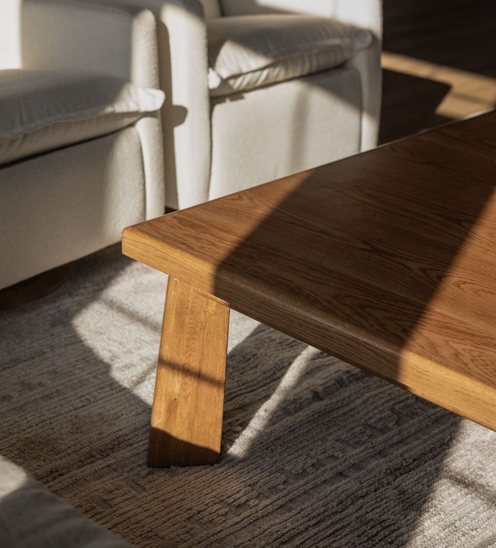 Bella Large Coffee Table - Dimensions: 58L x 54W x 18H | Weight: 202 lbsI mean, can you get over this beauty? - I had to name her Bella because she is