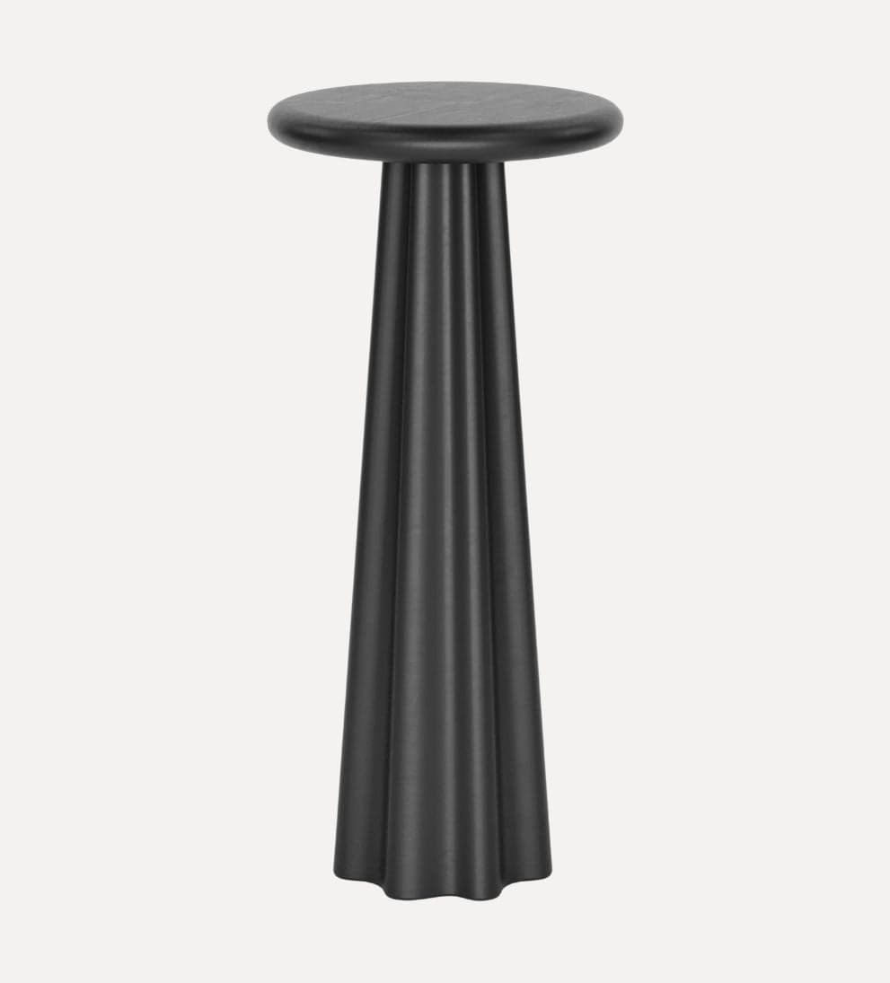 Hudson Side Table - Soft and sculptural in design, the Hudson Side Table can be used for holding your favorite drink or objet d¡¯art. - Cast from