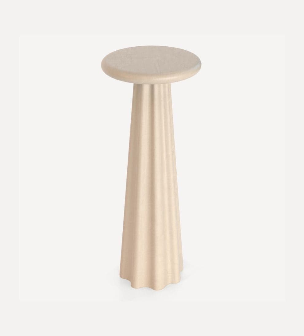 Hudson Side Table - Soft and sculptural in design, the Hudson Side Table can be used for holding your favorite drink or objet d¡¯art. - Cast from