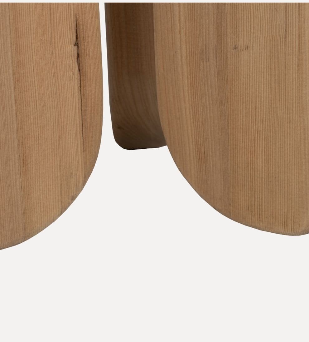 Betsy Side Table - Crafted from FSC Certified Oak Wood, this table is given a wirebrush and water based finish to highlight the grain. - Bold, yet
