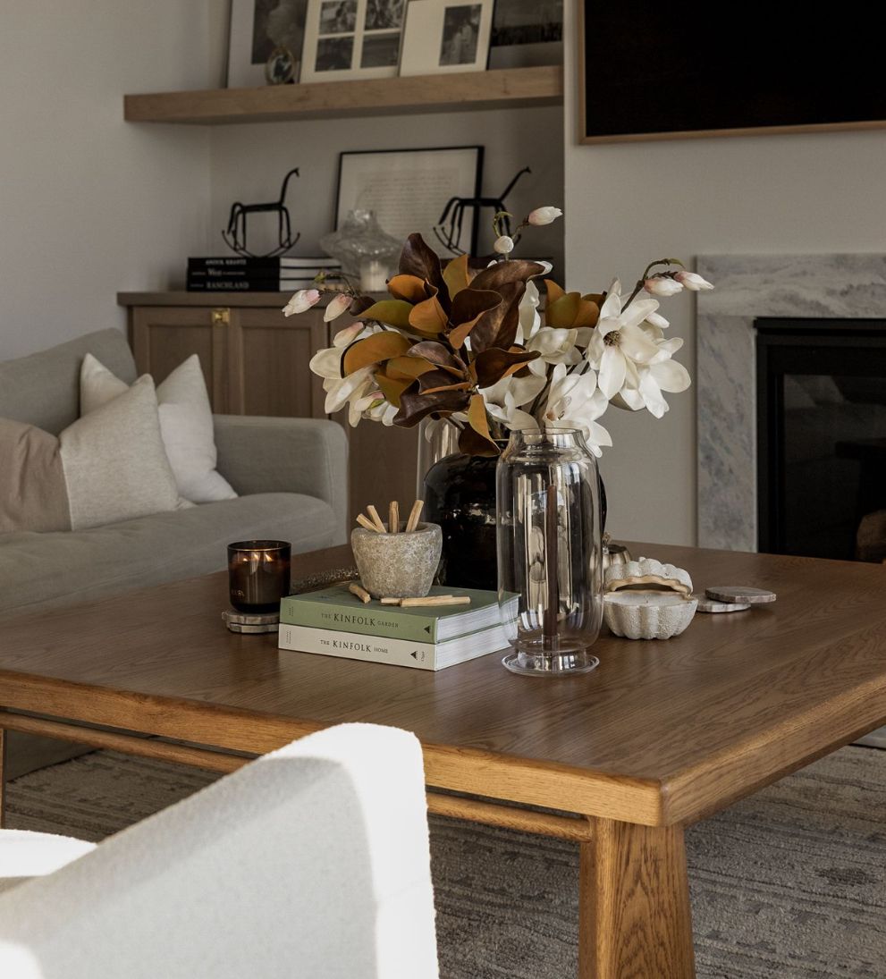 Bella Large Coffee Table - Dimensions: 58L x 54W x 18H | Weight: 202 lbsI mean, can you get over this beauty? - I had to name her Bella because she is
