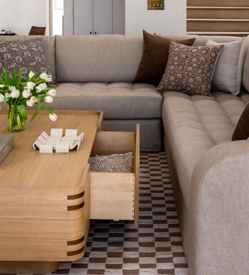 Astrid Coffee Table - Dimensions: 56 L x 36 W x 17 H |?Weight: 164 lbsThe Astrid Coffee Table is a study in quiet confidence¡ªstructured yet inviting
