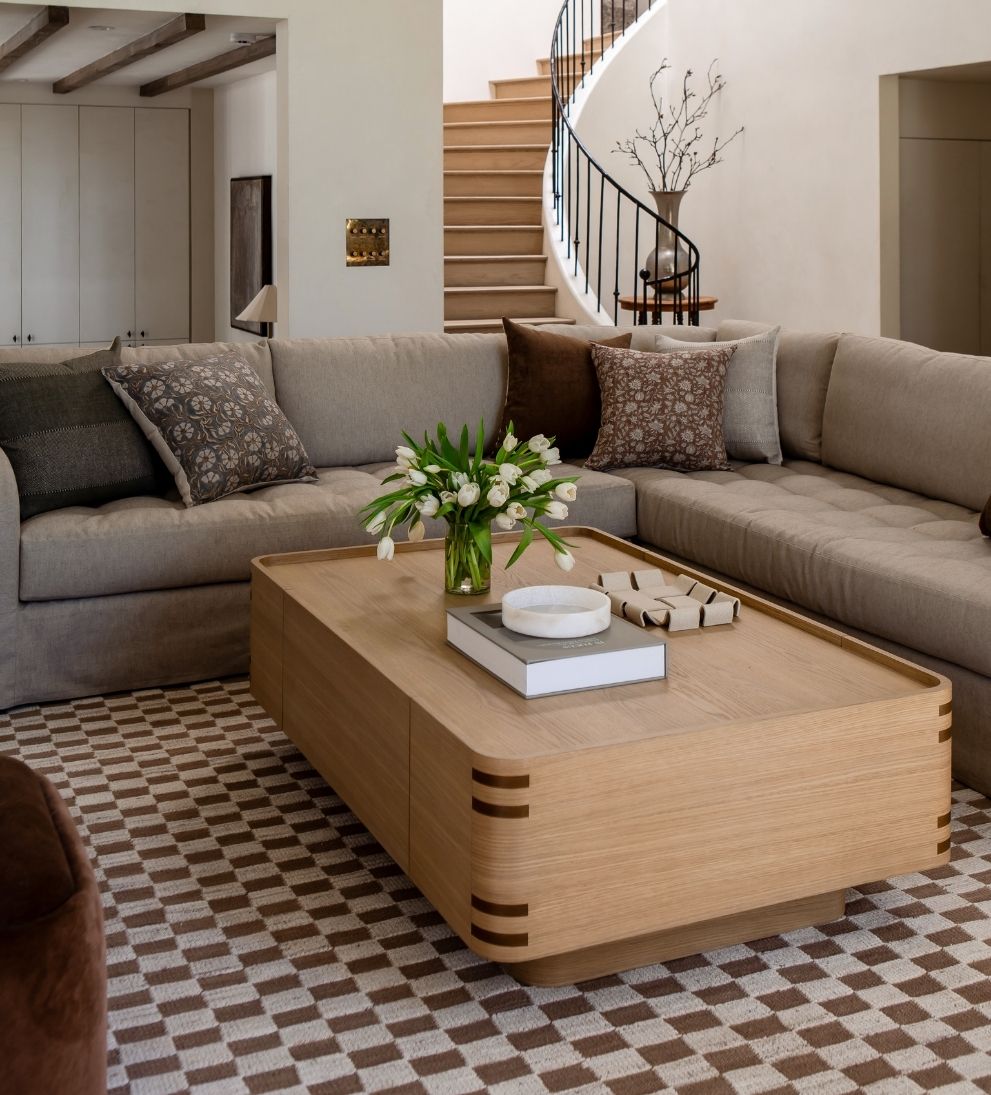 Astrid Coffee Table - Dimensions: 56 L x 36 W x 17 H |?Weight: 164 lbsThe Astrid Coffee Table is a study in quiet confidence¡ªstructured yet inviting