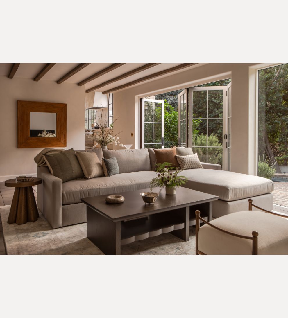 August Coffee Table - Dimensions: 54 L x 32 W x 17 H | Shelf Height: 7.08 | Weight: 137 lbsThe August Coffee Table brings depth and presence to a room