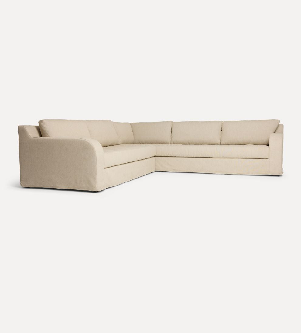 Avignon Custom Sectional - Dimensions: 121 L x 121 W x 34 H | Seat Height: 17 | Seat Depth: 25 | Arm Height: 33 | Arm Width: 7 | Weight: 391 lbsThe -…