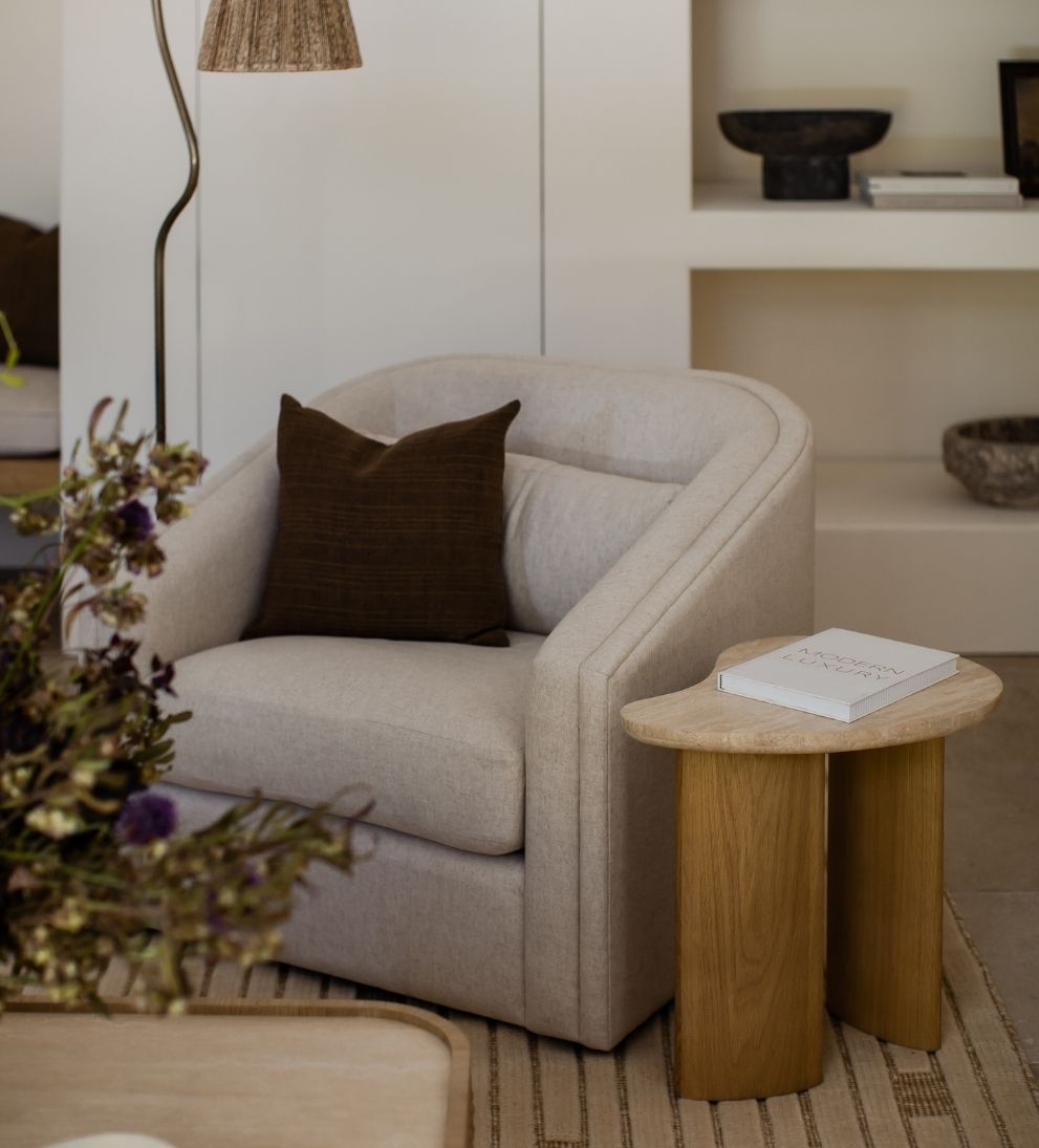 Toulouse Side Table White Oak - Dimensions: 22 W ¡Á 14.5 D ¡Á 21 H | Weight: 30.87 lbsA little unexpected, a lot unforgettable. - The Toulouse Side