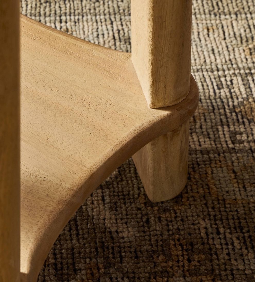 Celeste End Table - Overall Dimensions: 22 W x 22 D x 24.5 HThe Celeste End Table is where sculptural simplicity meets everyday function¡ªclean