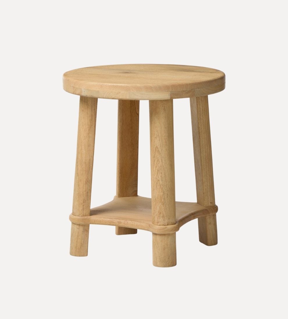 Celeste End Table - Overall Dimensions: 22 W x 22 D x 24.5 HThe Celeste End Table is where sculptural simplicity meets everyday function¡ªclean