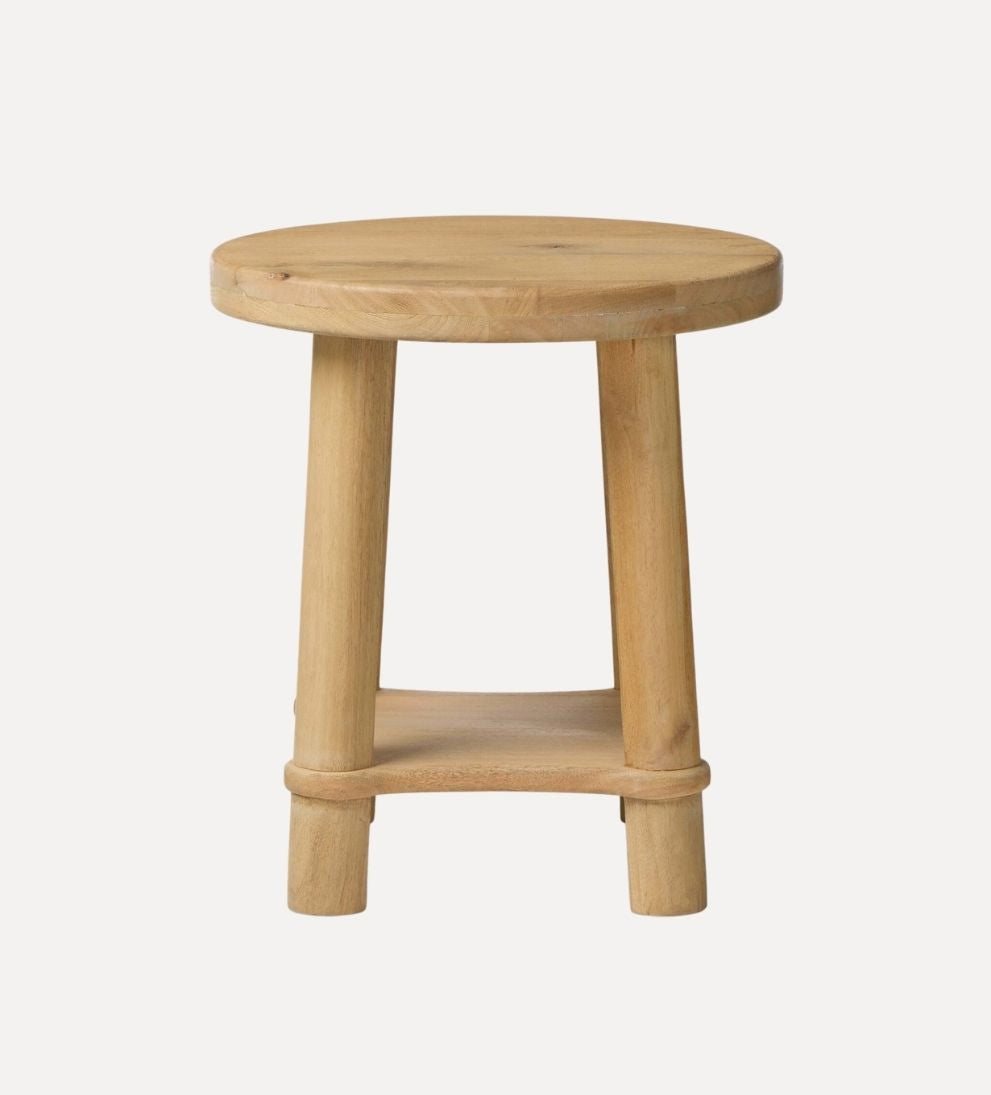 Celeste End Table - Overall Dimensions: 22 W x 22 D x 24.5 HThe Celeste End Table is where sculptural simplicity meets everyday function¡ªclean