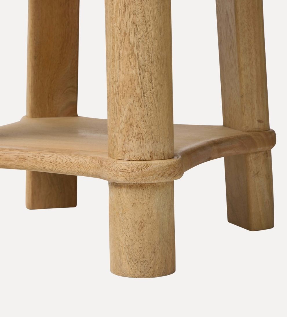 Celeste End Table - Overall Dimensions: 22 W x 22 D x 24.5 HThe Celeste End Table is where sculptural simplicity meets everyday function¡ªclean