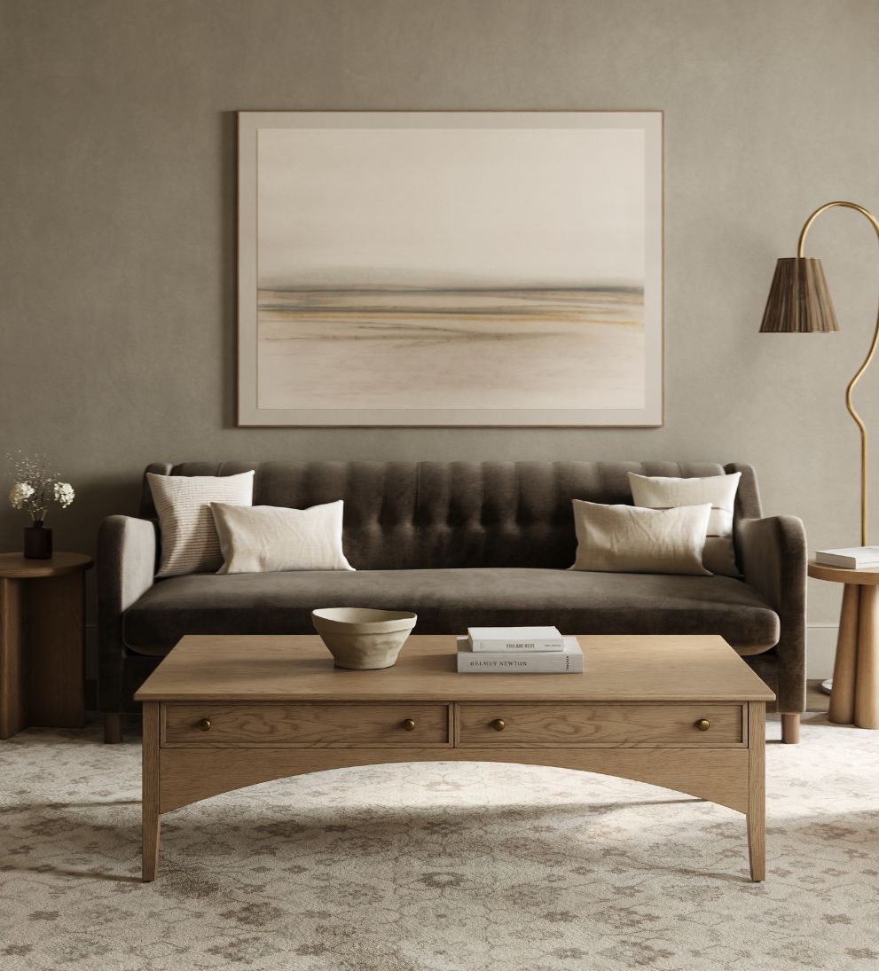 Martin Tufted Custom Sofa - Dimensions: 80 W* x 39 D x 33 H | Seat Height: 18 | Seat Depth: 25?| Arm Height: 28 |? - Weight: 220 lbsUnwind in style on