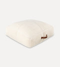 Dana Floor Pouf – Comfortable Cotton-Polyester Pouf with Faux Fur Top, Versatile Extra Seating for Small Spaces, Cozy Floor Cushion for Guests, Dimensions Not Specified