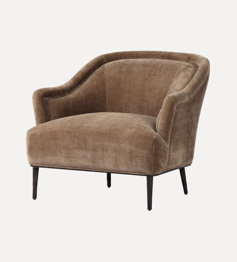 Evander Chair - Overall Dimensions: 32.25 W x 32.75 D x 30.25 H | Seat Height: 17 | Seat Depth: 22 | Arm Height from Floor: 22 The Evander Chair is