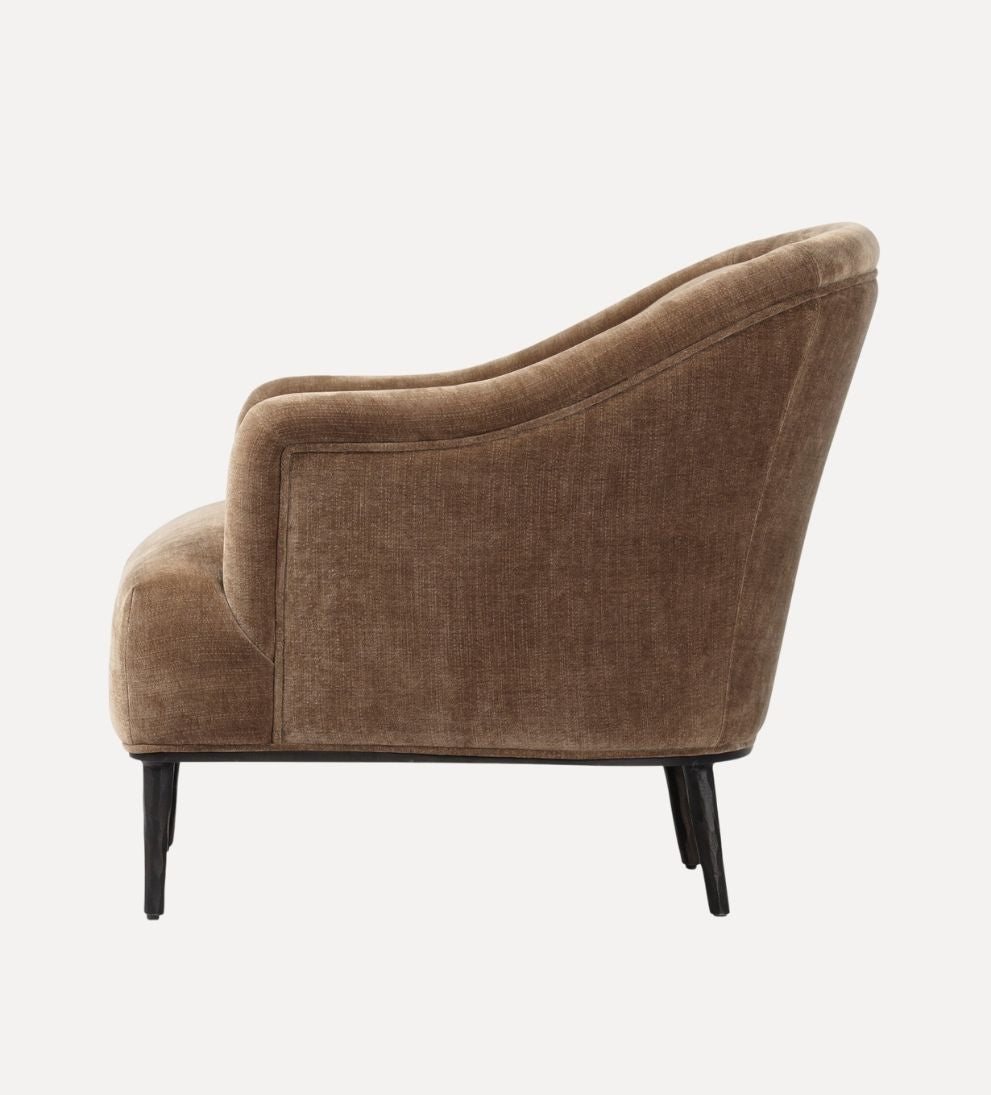 Evander Chair - Overall Dimensions: 32.25 W x 32.75 D x 30.25 H | Seat Height: 17 | Seat Depth: 22 | Arm Height from Floor: 22 The Evander Chair is
