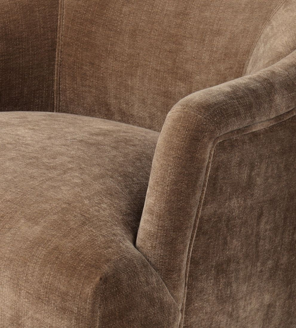 Evander Chair - Overall Dimensions: 32.25 W x 32.75 D x 30.25 H | Seat Height: 17 | Seat Depth: 22 | Arm Height from Floor: 22 The Evander Chair is