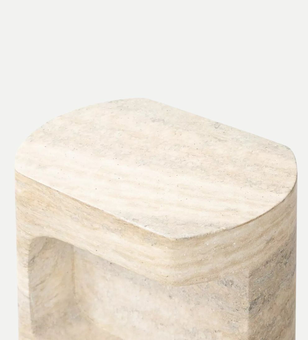 Felicity End Table - Introduce a playful flair to your living space with the Felicity End Table. - Its cutout detailing adds a modern touch, while the