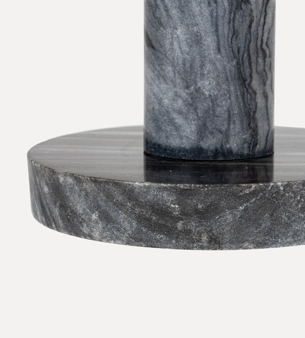 Madeline Drink Table - Black Marble - Dimensions: 9 L x 9 W x 20 HThe Madeline Drink Table in Black Marble is the moodier counterpart¡ªsleek