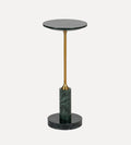 Madeline Drink Table - Green Marble - Dimensions: 9 L x 9 W x 20 HThe Madeline Drink Table in Green Marble brings a richer, more dramatic take to a