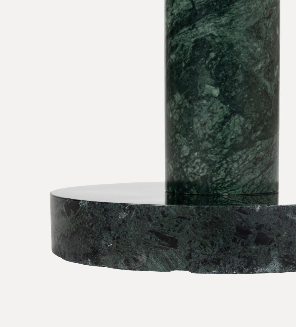 Madeline Drink Table - Green Marble - Dimensions: 9 L x 9 W x 20 HThe Madeline Drink Table in Green Marble brings a richer, more dramatic take to a