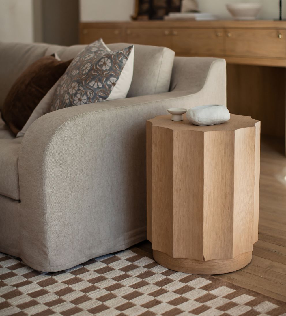 Henrietta Side Table - Dimensions: 18 L x 18 W x 22 H |?Weight: 46 lbsThe Henrietta Side Table is proof that small pieces can have serious presence.
