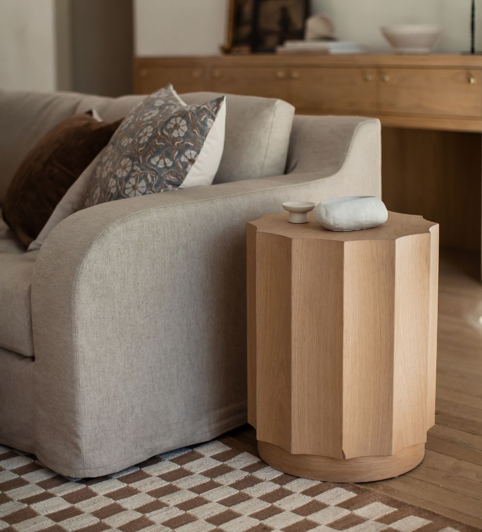Henrietta Side Table - Dimensions: 18 L x 18 W x 22 H |?Weight: 46 lbsThe Henrietta Side Table is proof that small pieces can have serious presence.