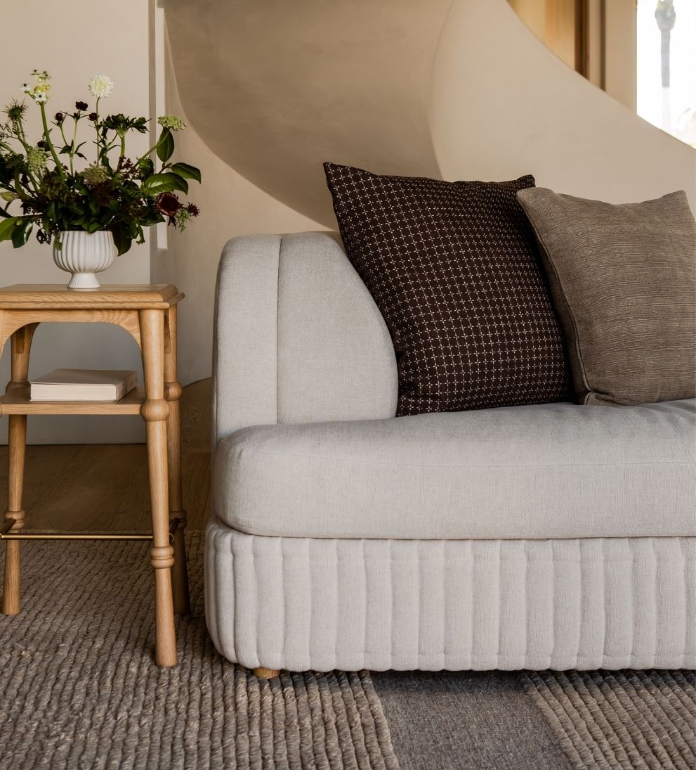 Holly Sculptural Sectional - Dimensions: 120 L x 42 D x 30¡± H | Chaise Length: 84 | Seat Height: 18 | Seat Depth: 29.5 | Arm Height: 30 | Arm Width