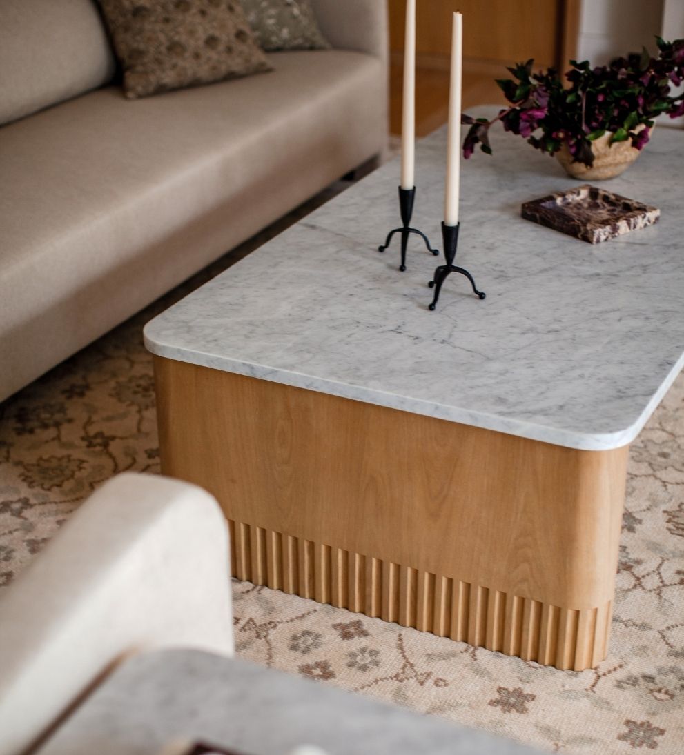 Ingrid Coffee Table - Dimensions: 64 L x 35 W x 17 HThe Ingrid Coffee Table brings the soul of Lindye¡¯s own kitchen island into the living room