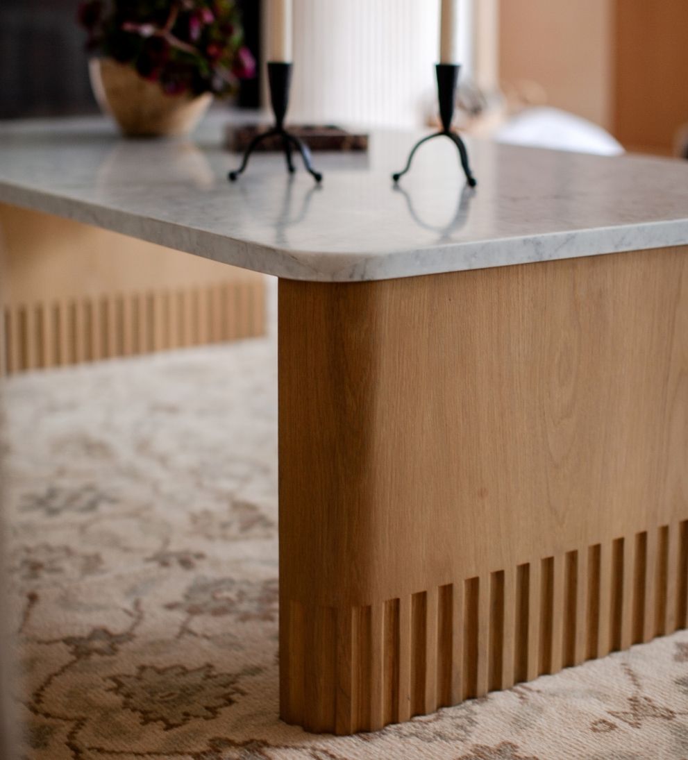 Ingrid Coffee Table - Dimensions: 64 L x 35 W x 17 HThe Ingrid Coffee Table brings the soul of Lindye¡¯s own kitchen island into the living room