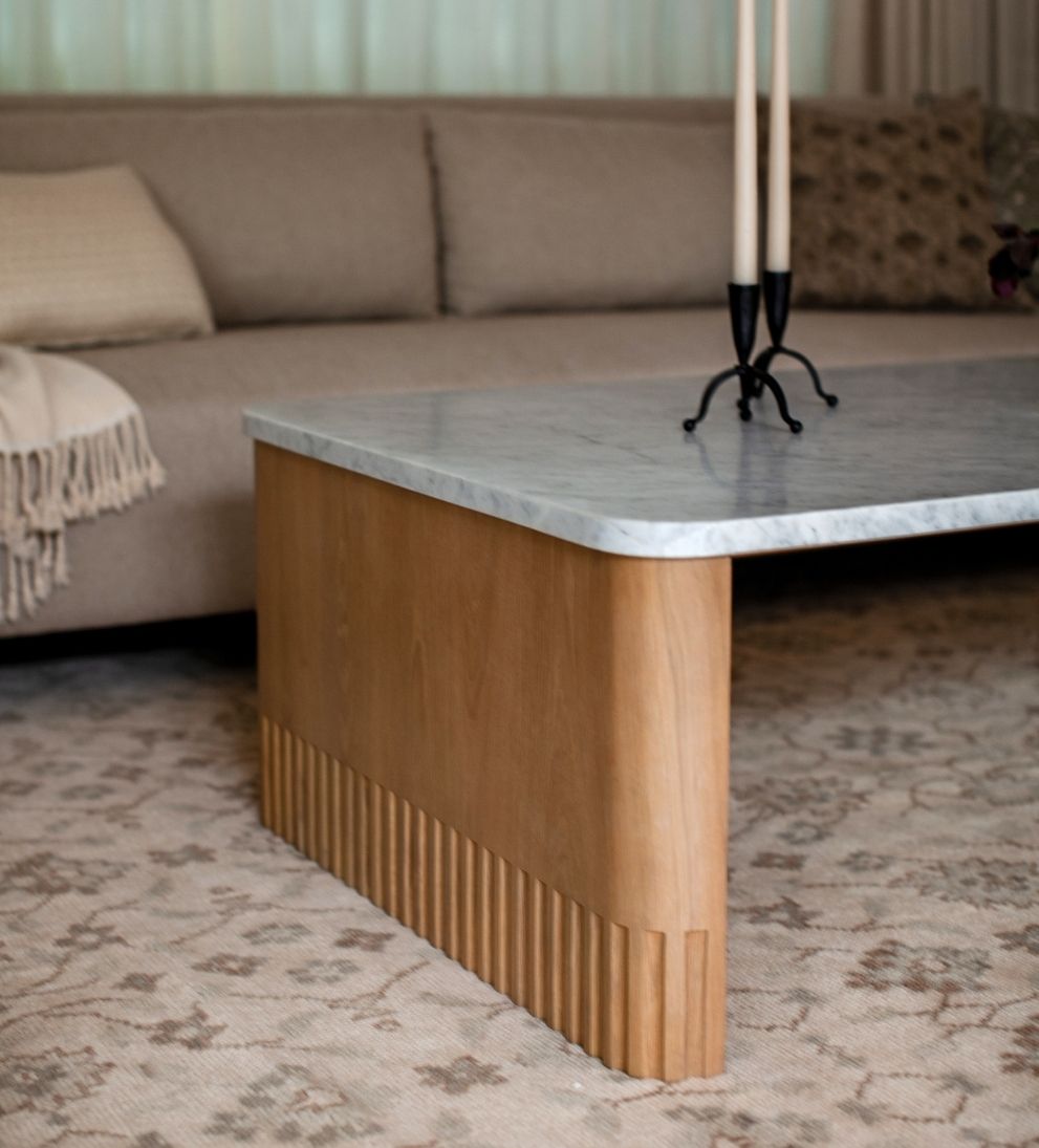 Ingrid Coffee Table - Dimensions: 64 L x 35 W x 17 HThe Ingrid Coffee Table brings the soul of Lindye¡¯s own kitchen island into the living room