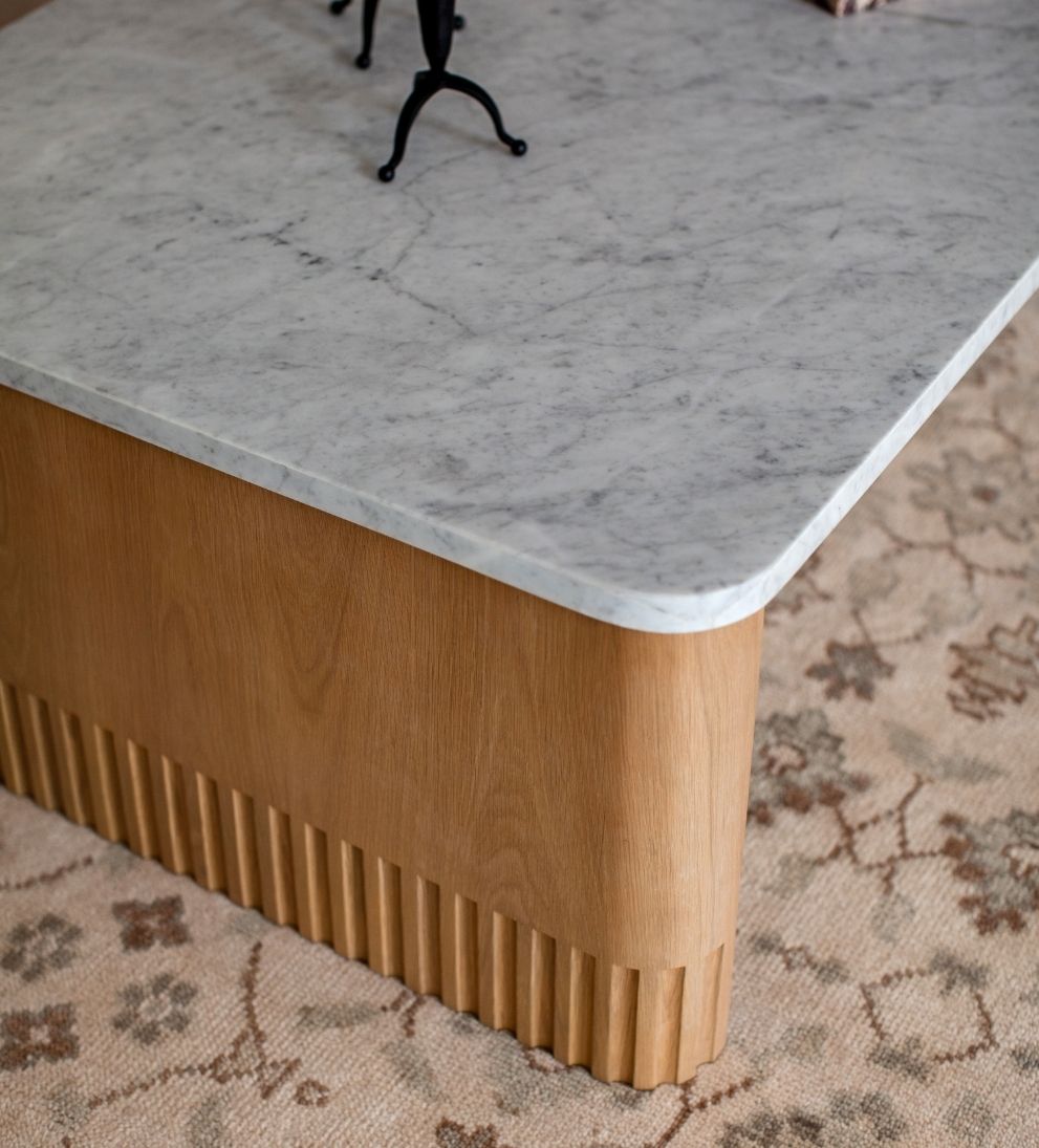 Ingrid Coffee Table - Dimensions: 64 L x 35 W x 17 HThe Ingrid Coffee Table brings the soul of Lindye¡¯s own kitchen island into the living room