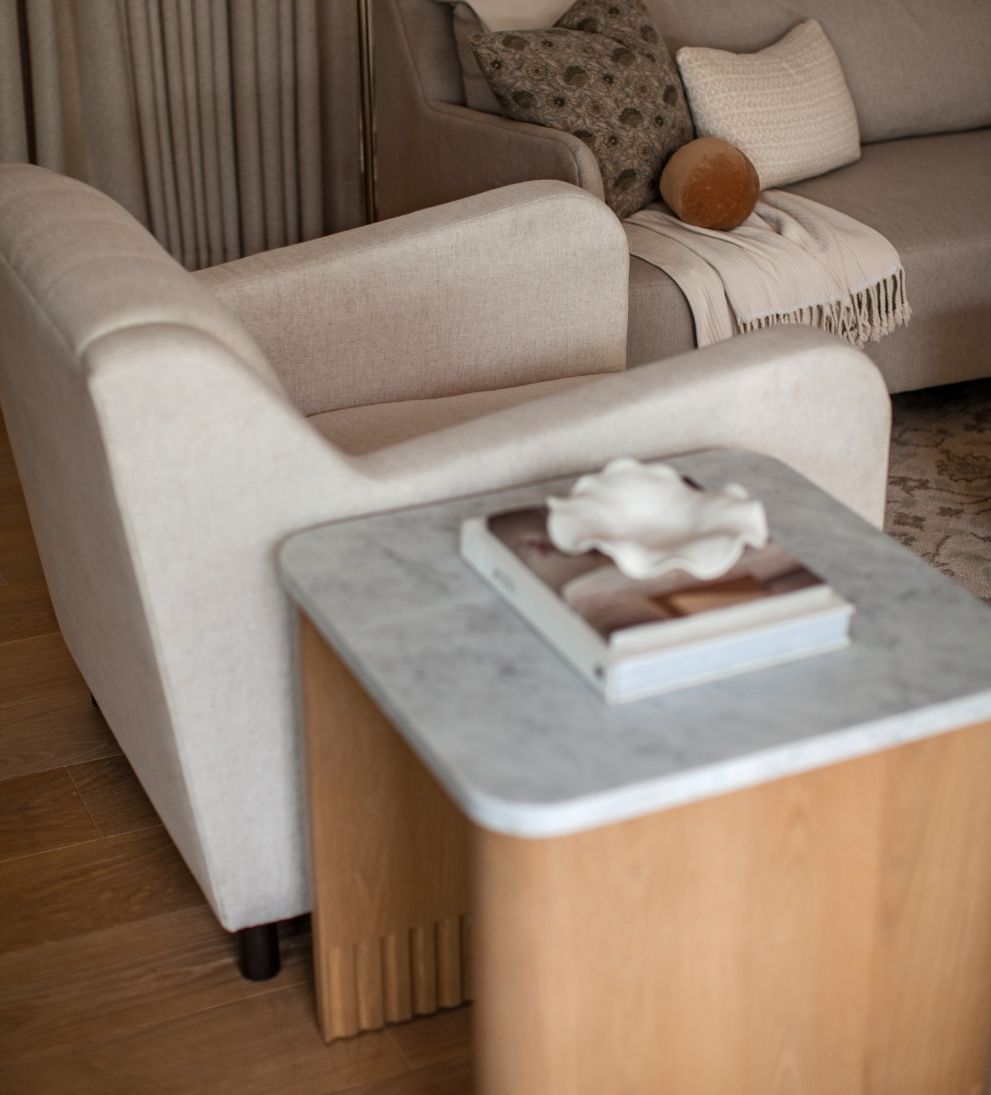 Ingrid Side Table - Dimensions: 22 L x 22 W x 24 HThe Ingrid Side Table translates the clean geometry and craftsmanship of Lindye¡¯s kitchen island -…