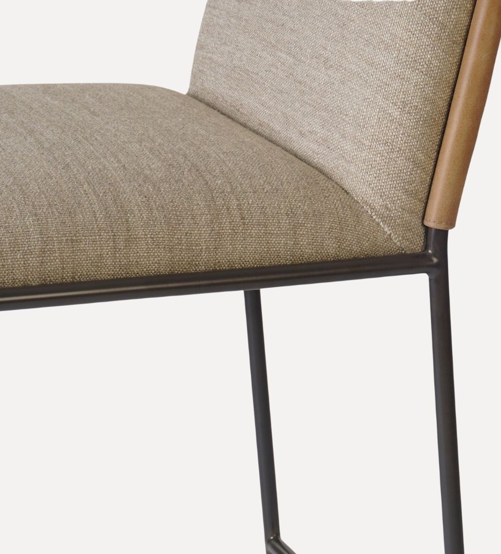 Iris Stool - Overall Dimensions: 19.5 W x 21.75 D x 34.25 H | Seat Back Height: 7 | Seat Depth: 16.8 | Seat Height: 27? - The Iris Stool is small in