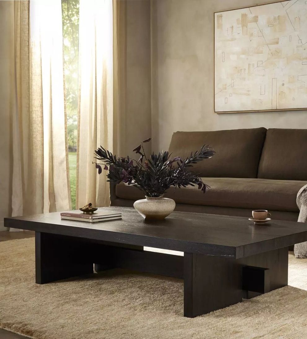 Isabel Coffee Table - Add character to your living space with the Isabel Coffee Table. - Substantial in size, this table boasts unique joint and