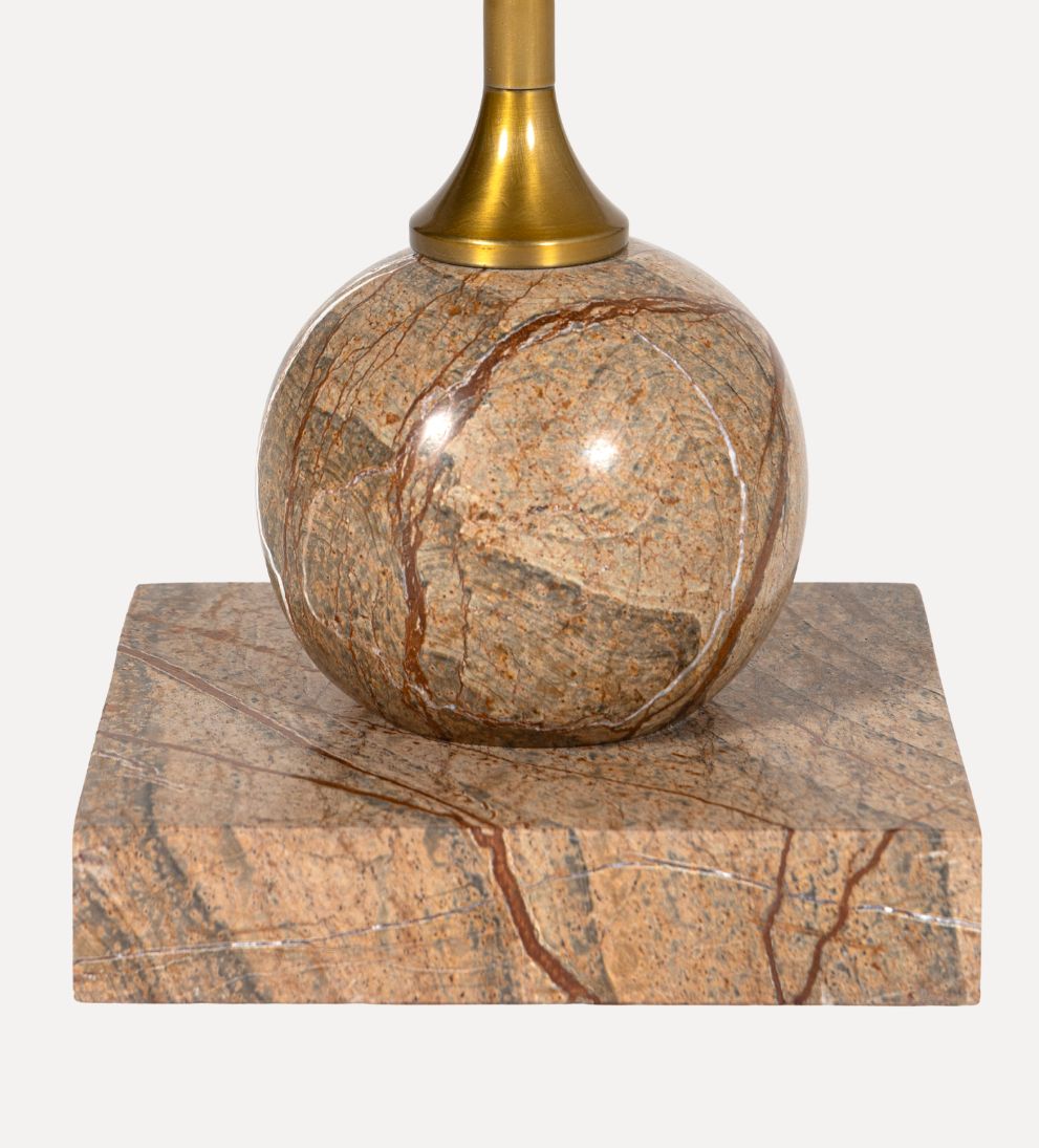 Lauren Drink Table in Brown Marble - Dimensions: 9 L x 9 W x 20 H The Lauren Drink Table in Brown Marble brings a little more depth to the