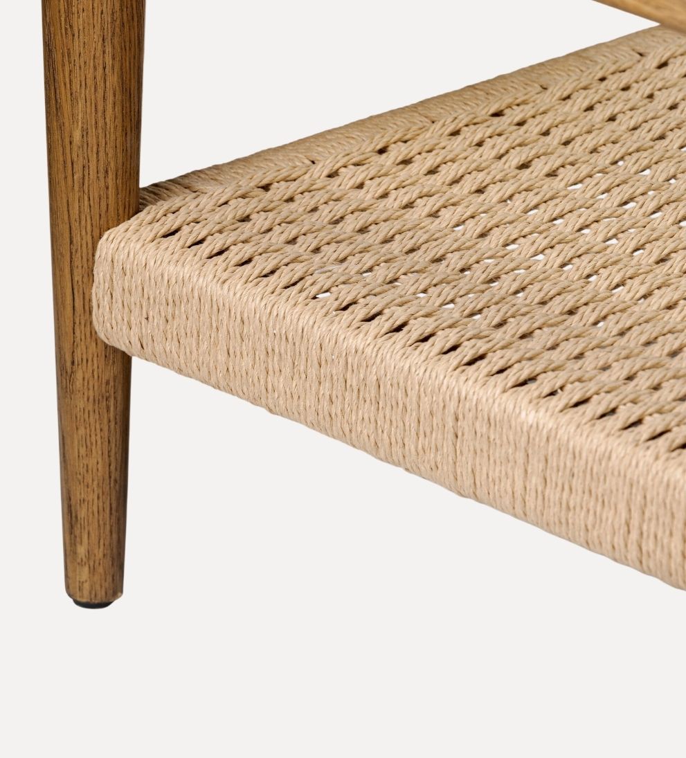 Lumi Coffee Table - Overall Dimensions: 50 W x 50 D x 16 H | Shelf Clearance from Floor: 5 H The Lumi Coffee Table is where sculptural form meets