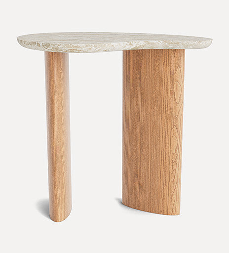 Toulouse Side Table White Oak - Dimensions: 22 W ¡Á 14.5 D ¡Á 21 H | Weight: 30.87 lbsA little unexpected, a lot unforgettable. - The Toulouse Side