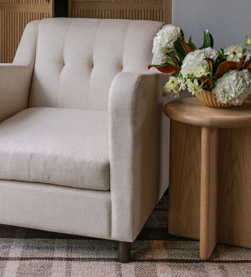 Austin Side Table - Dimensions: 17 L x 17 W x 22 HThe Austin Side Table brings the sculptural simplicity of the Austin Nesting Coffee Table into a
