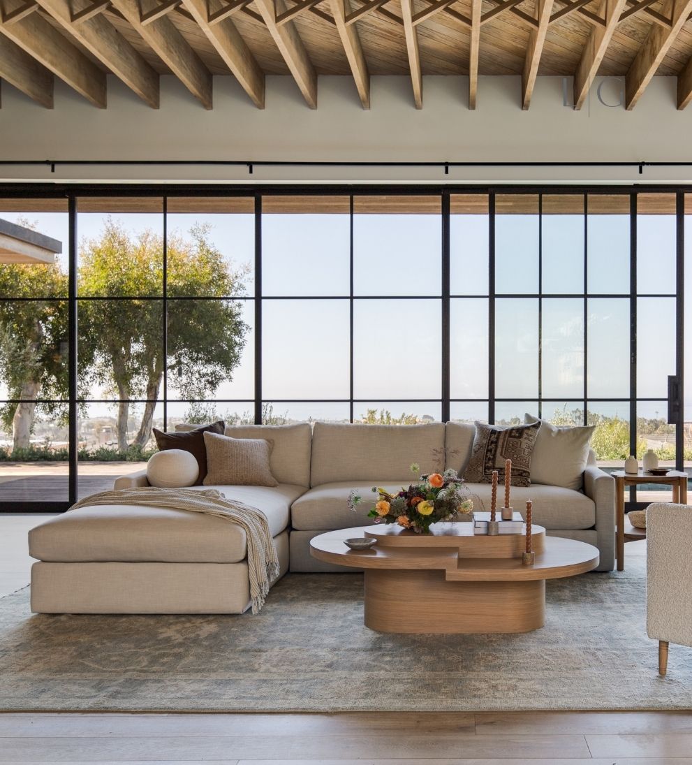 Mckenna Custom Sectional - Make your space both plush and practical with the eye-catching Mckenna Sofa! - Designed with high-performance fabric and