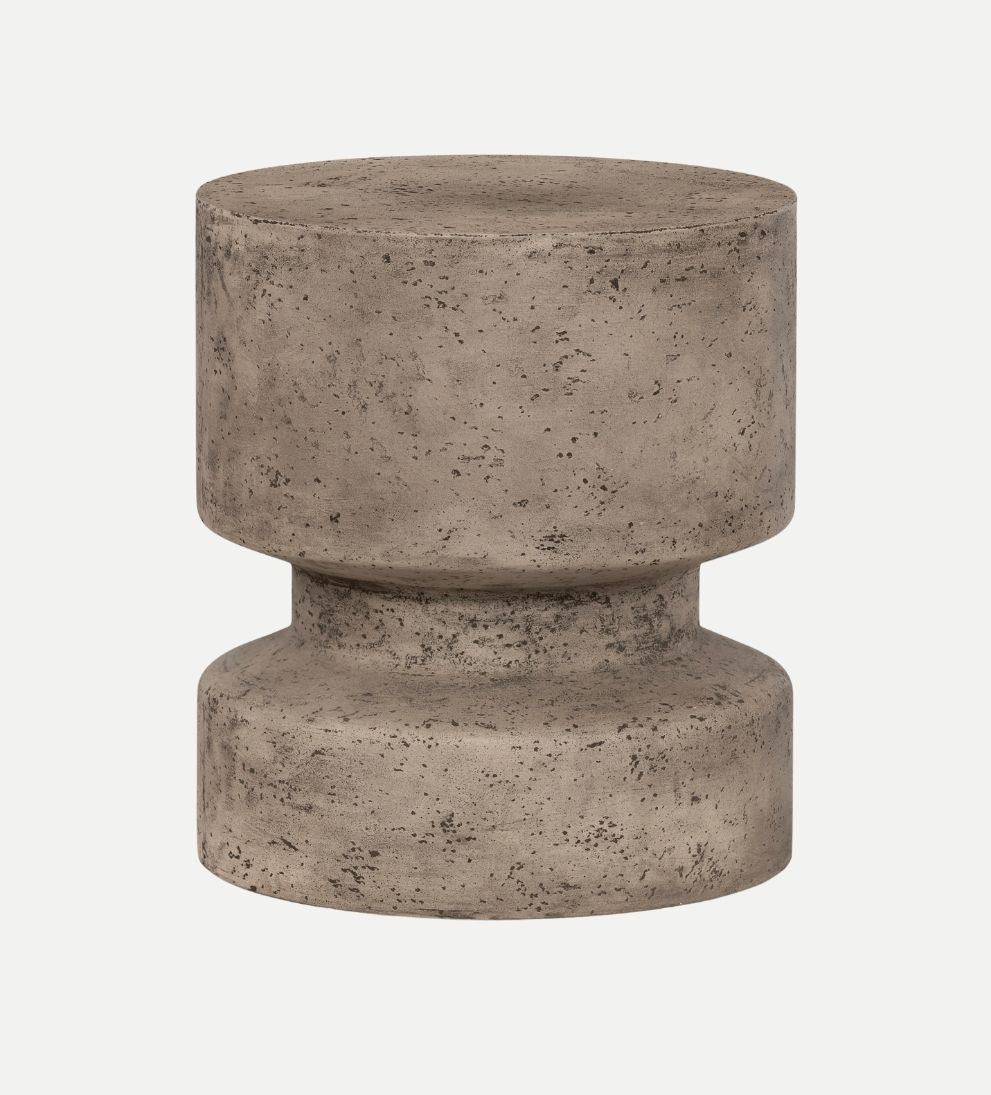 Natasha Outdoor End Table - If an accent table could have a backstory, this one¡¯s would go something like this: ¡°I've lived a lot of life ¨C good