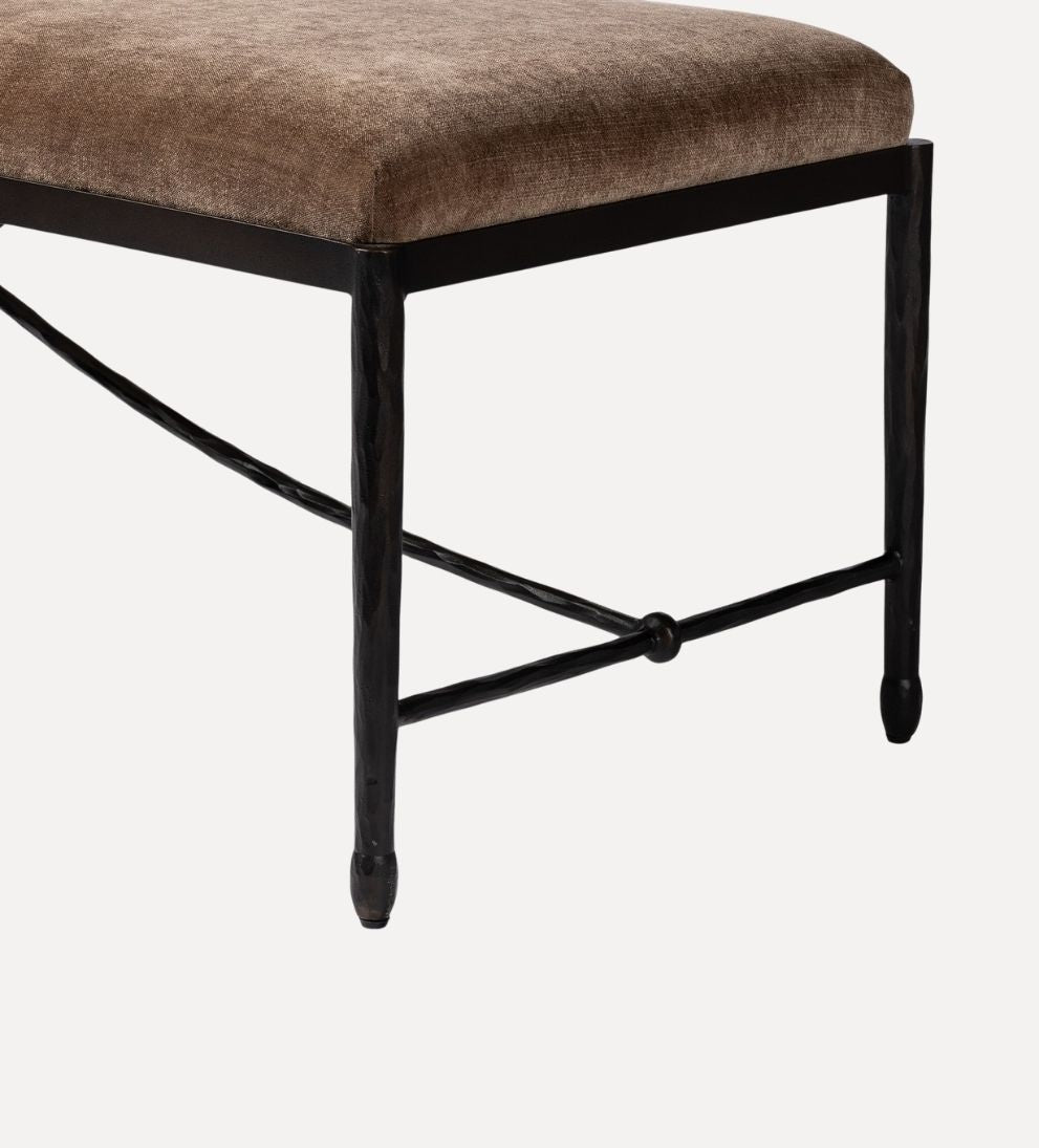 Opal Accent BenchOpal Accent Bench – Clean-Lined Versatile Bench with Balanced Proportions, Generous Comfortable Seating for Entryway or Bedroom, Polished Tailored Design, 55.25"W x 20.5"D x 19.25"H