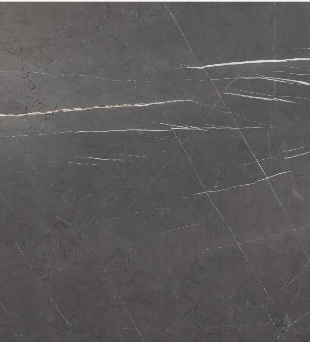 Raina Coffee Table in Grey Italian Marble - Overall Dimensions: 60 W x 35 D x 15 H The Raina Coffee Table in Grey Italian Marble is equal parts