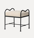 Rhodes Accent Stool – Compact Tailored Stool with Clean Lines, Versatile Extra Seating or Footrest, Polished Accent Piece for Living Space or Bedroom, 21.5"W x 21.5"D x 22"H
