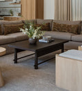Savannah Espresso Coffee Table - Meet the understated star of your living room. - The Savannah?Coffee Table blends clean lines with rustic charm, like