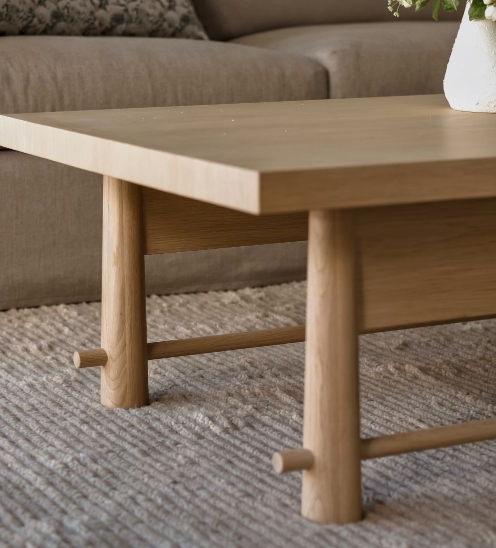 Savannah White Oak Coffee Table - Meet the understated star of your living room. - The Savannah?Coffee Table blends clean lines with rustic charm