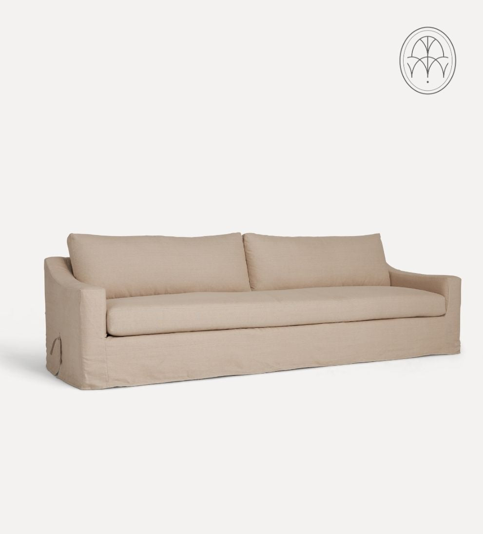 Kennedy Custom Sofa - Dimensions: 108L x 40W x 33H | Seat Depth: 28 | Seat Height: 18 | Arm Height: 24 | Arm Width: 4.5 | Leg Height: 1.5Introducing