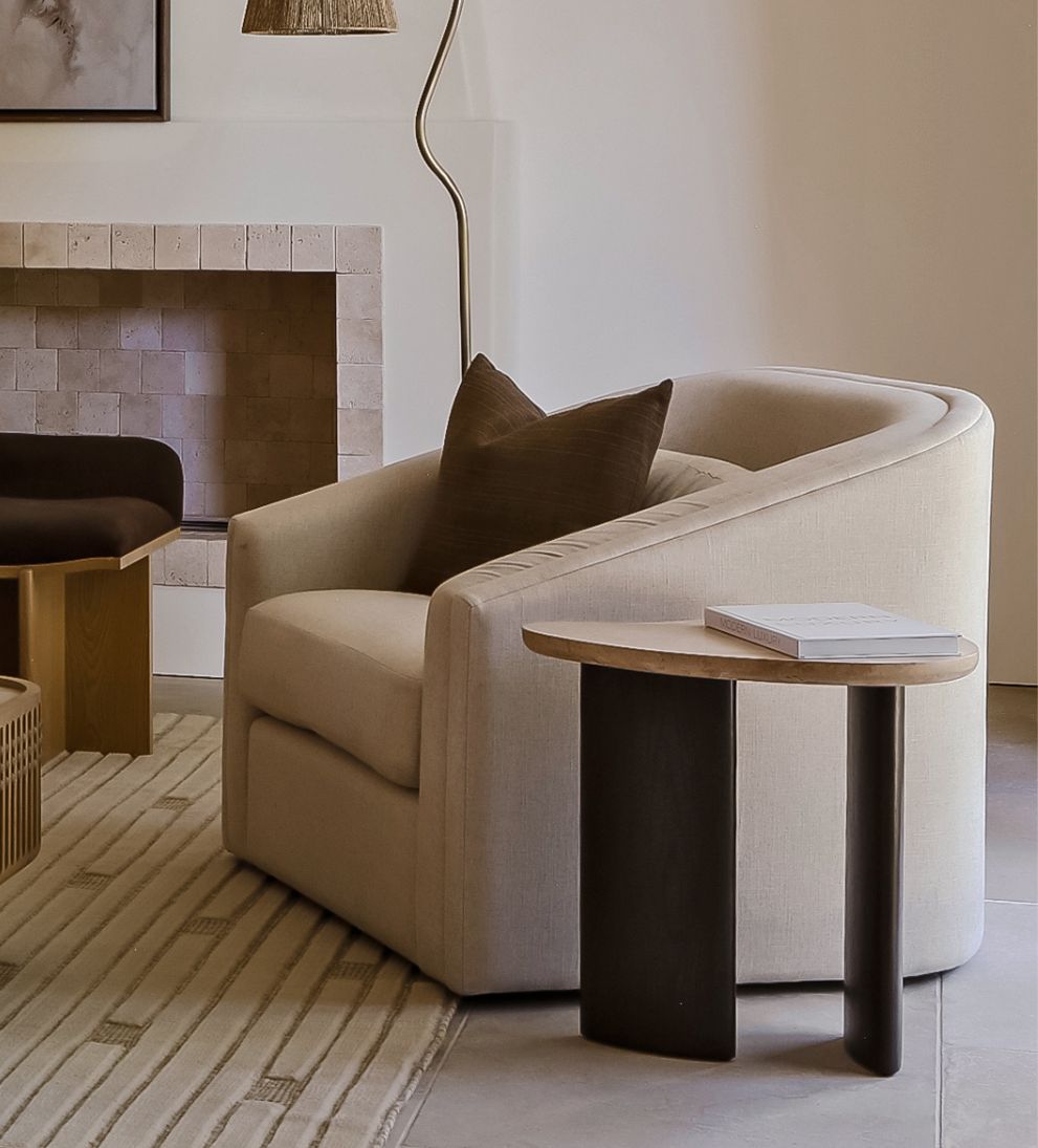 Toulouse Side Table Espresso - Dimensions: 22 W ¡Á 14.5 D ¡Á 21 H | Weight: 30.87 lbsA little unexpected, a lot unforgettable. - The Toulouse Side