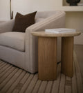 Toulouse Side Table White Oak - Dimensions: 22 W ¡Á 14.5 D ¡Á 21 H | Weight: 30.87 lbsA little unexpected, a lot unforgettable. - The Toulouse Side