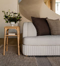 Peony White Oak Shelf Side Table - Dimensions: 15 L x 15 W x 26 H | Distance Between Legs: 12.13Petite, poised, and quietly confident, the Peony Side