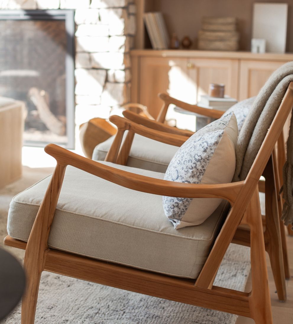 Cape Lounge Chair - If you can guess why this chair is named the Cape, you get a brownie point! - Inspired by my favorite hotel in Cabo San Lucas, the