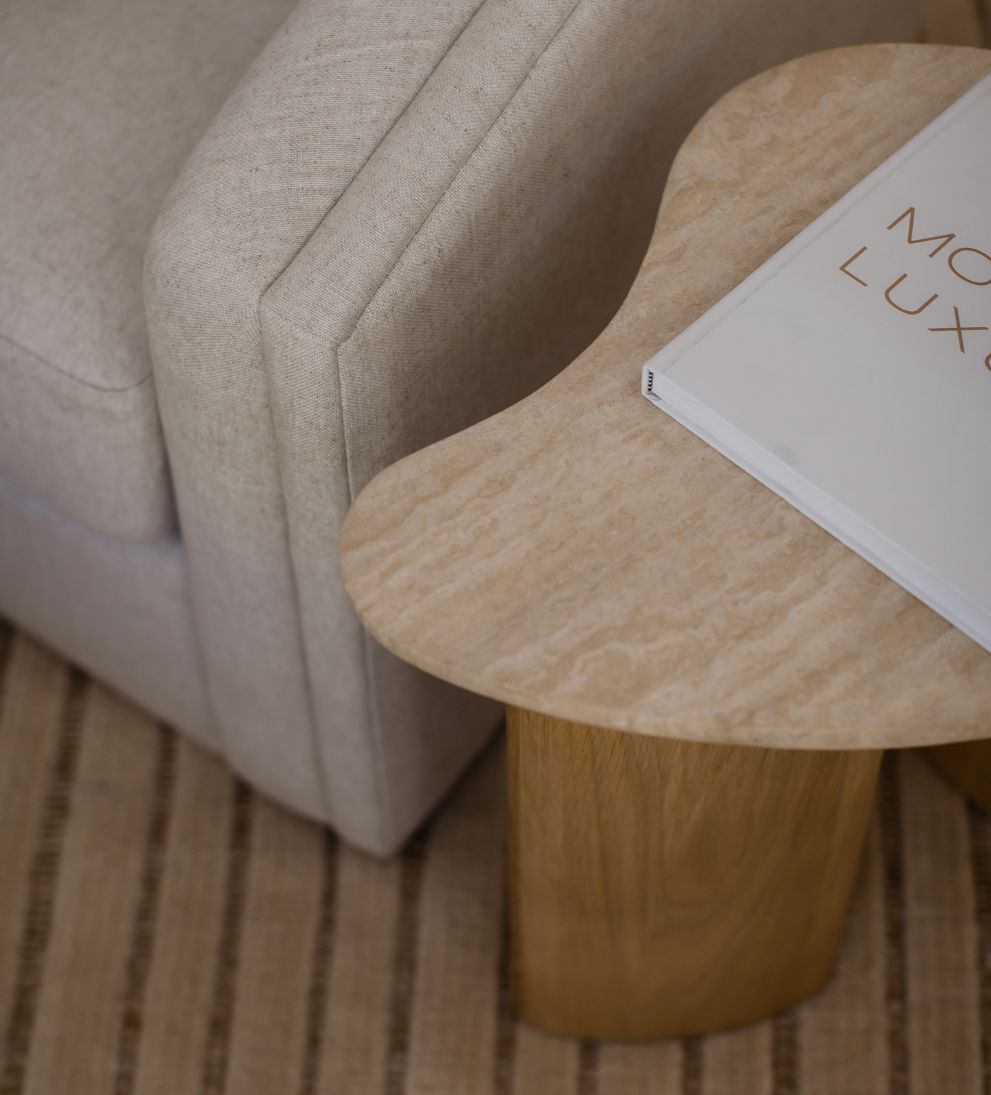 Toulouse Side Table White Oak - Dimensions: 22 W ¡Á 14.5 D ¡Á 21 H | Weight: 30.87 lbsA little unexpected, a lot unforgettable. - The Toulouse Side